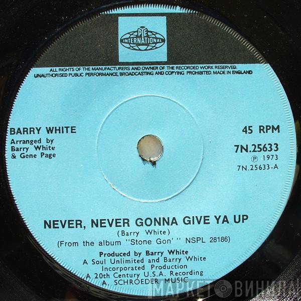  Barry White  - Never, Never Gonna Give Ya Up / Standing In The Shadows Of Love