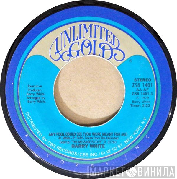 Barry White - Any Fool Could See (You Were Meant For Me) / You're The One I Need