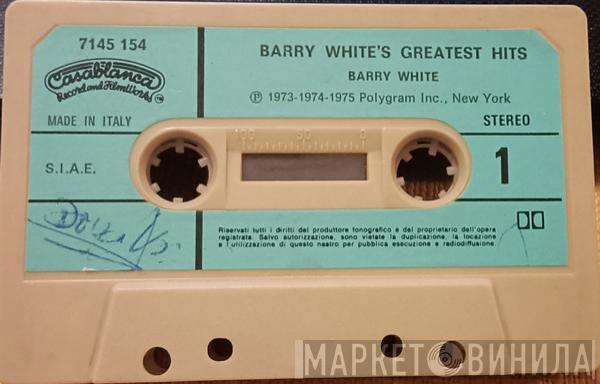  Barry White  - Barry White's Greatest Hits