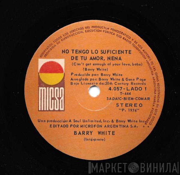  Barry White  - No Tengo Lo Suficiente De Tu Amor, Nena