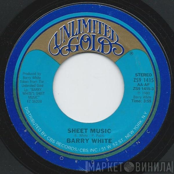 Barry White - Sheet Music