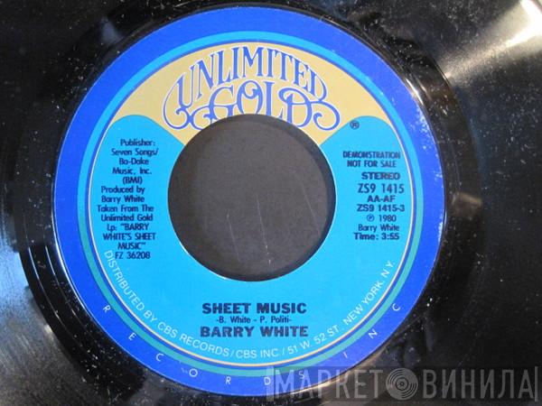 Barry White - Sheet Music