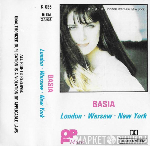  Basia  - London ▪ Warsaw ▪ New York