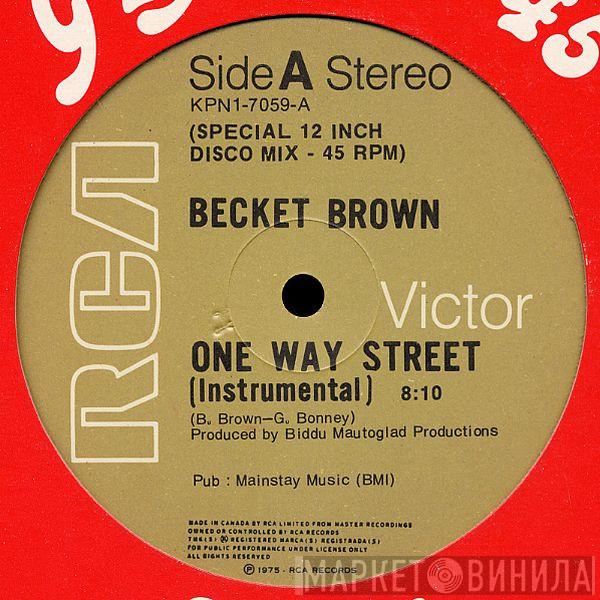 Beckett Brown, THP Orchestra - One Way Street / Dawn Patrol