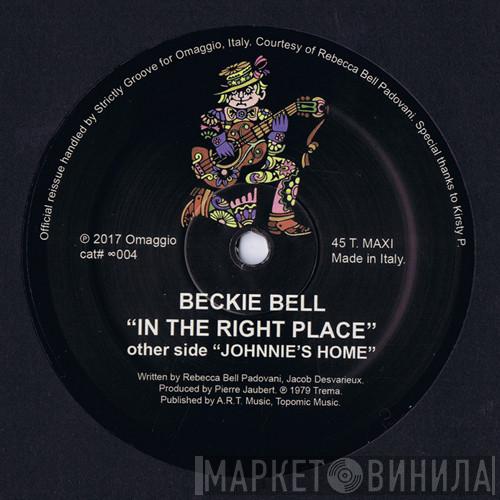  Beckie Bell  - In The Right Place