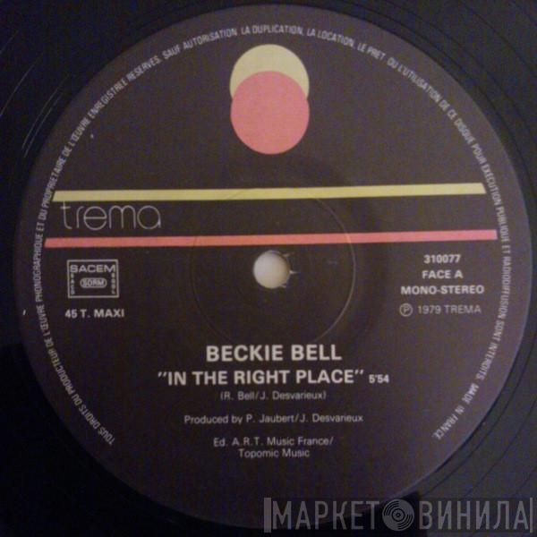  Beckie Bell  - In The Right Place