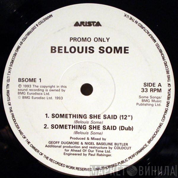 Belouis Some - Something She Said