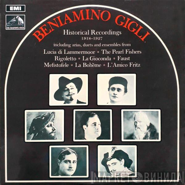 Beniamino Gigli - Historical Recordings 1918-1927