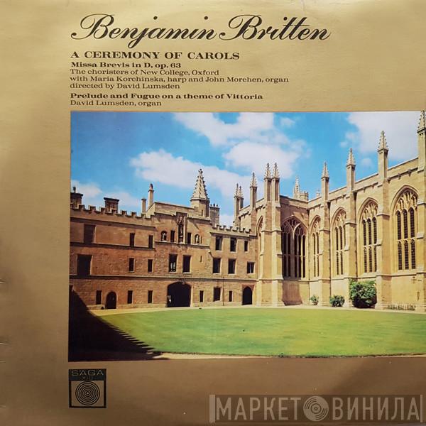 Benjamin Britten, The New College Oxford Choir - Prelude & Fugue On A Theme Of Vittoria, Missa Brevis, A Ceremony Of Carols