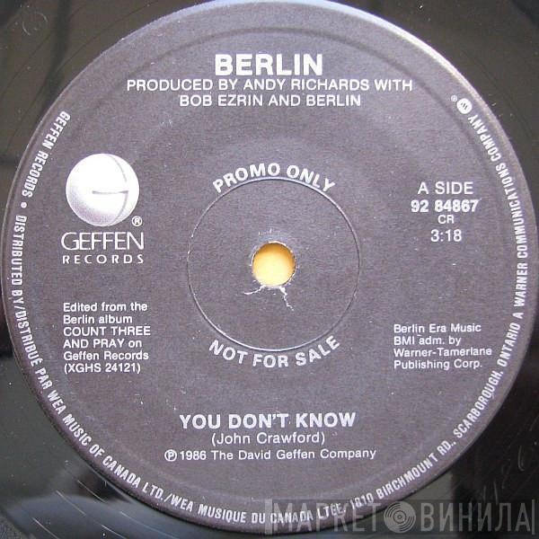  Berlin  - You Don't Know