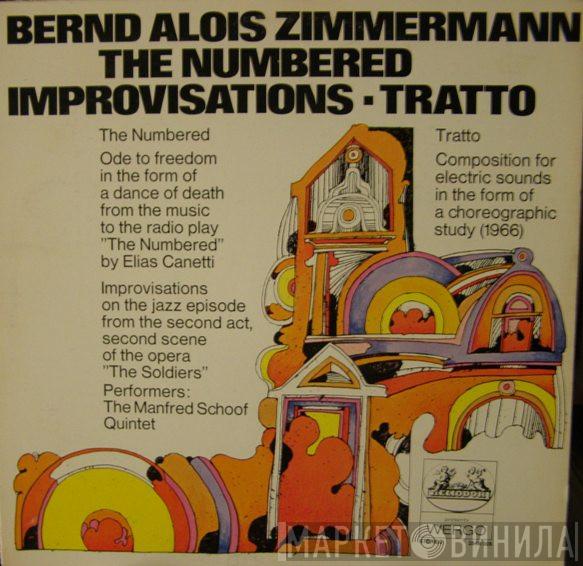 Bernd Alois Zimmermann - The Numbered - Improvisations - Tratto