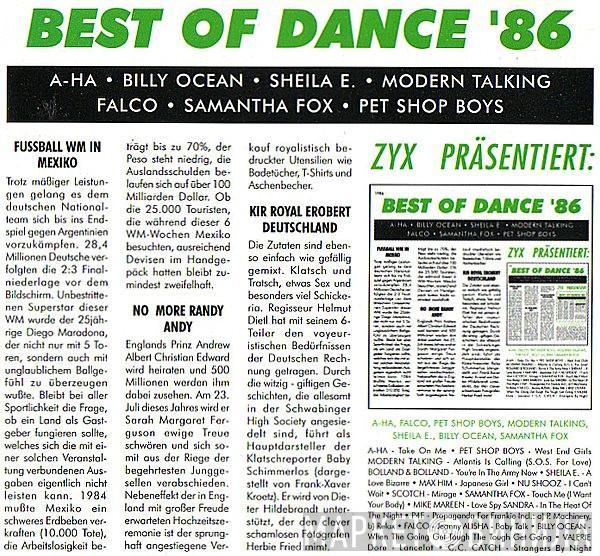  - Best Of Dance '86