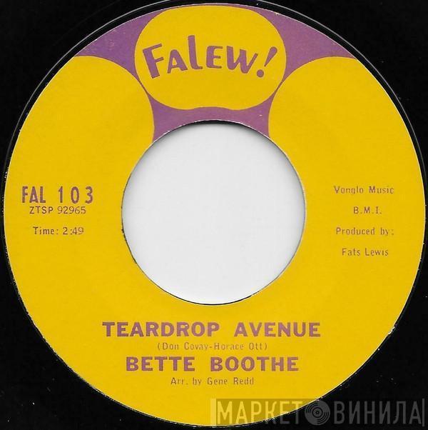 Bette Boothe - Teardrop Avenue / Right On Time