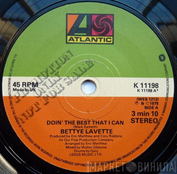 Bettye Lavette - Doin' The Best That I Can