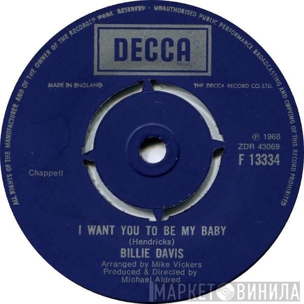  Billie Davis  - I Want You To Be My Baby / It's Over