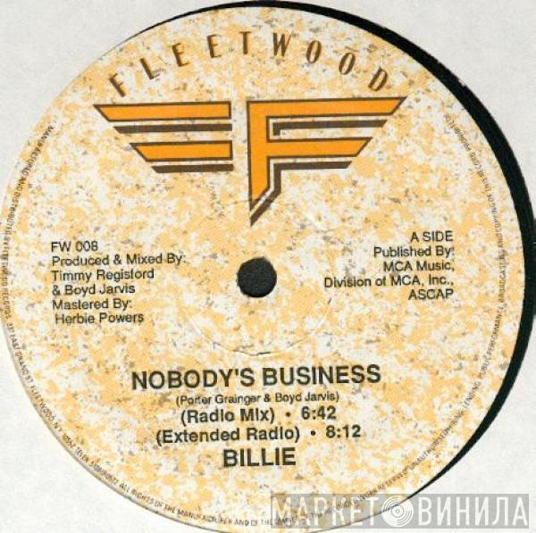  Billie  - Nobody's Business