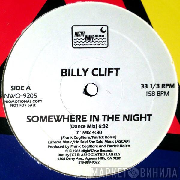 Billy Clift - Somewhere In The Night