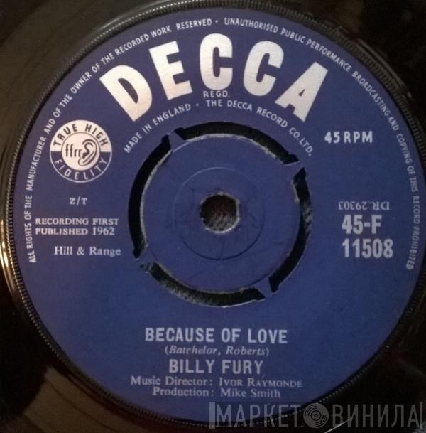  Billy Fury  - Because Of Love