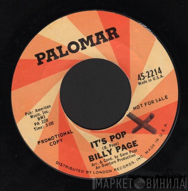 Billy Page - It's Pop / The American Girl