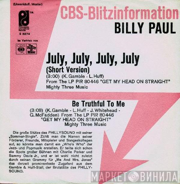 Billy Paul - July, July, July, July