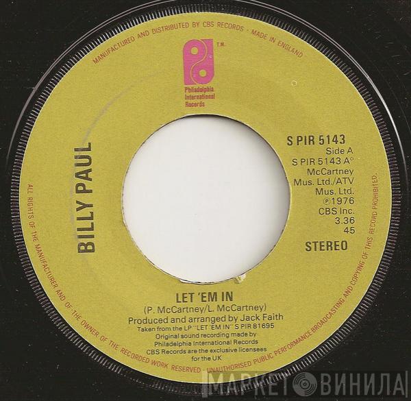 Billy Paul - Let 'Em In