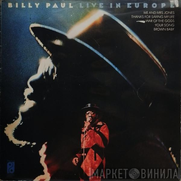 Billy Paul - Live In Europe