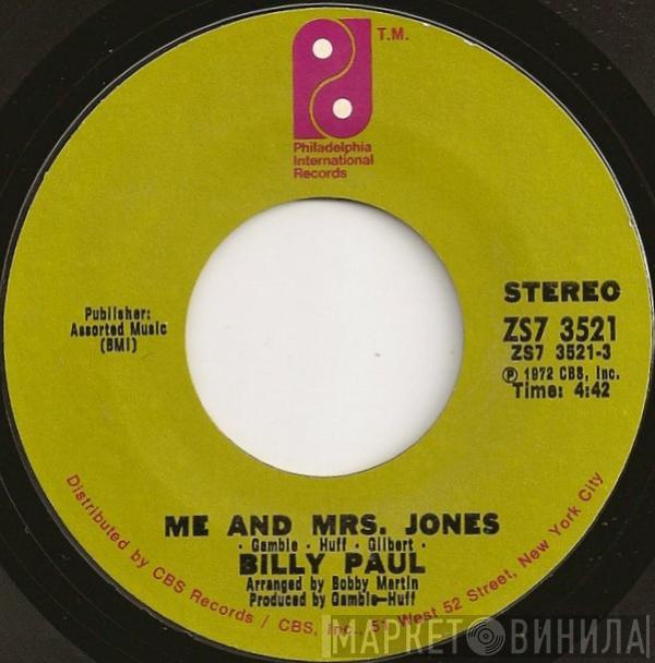 Billy Paul - Me And Mrs. Jones / Your Song