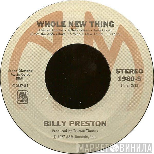 Billy Preston  - Whole New Thing / Wide Stride