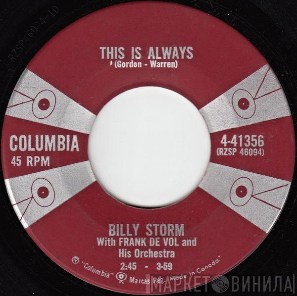Billy Storm, Frank De Vol - This Is Always/I've Come Of Age