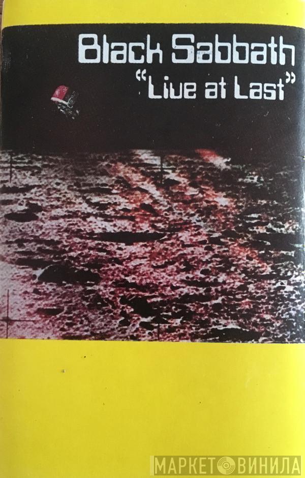  Black Sabbath  - "Live At Last"
