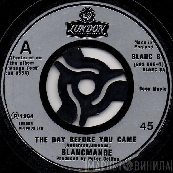 Blancmange - The Day Before You Came