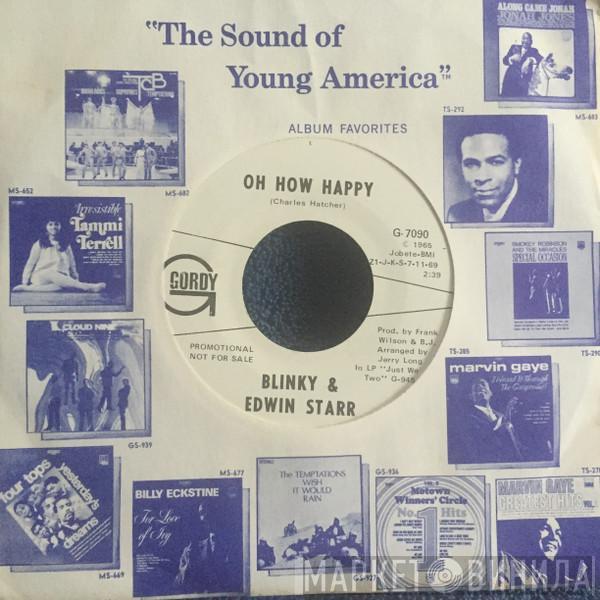 Blinky, Edwin Starr - Oh How Happy / Ooo Baby Baby