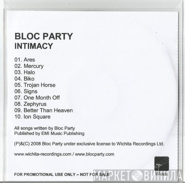 Bloc Party - Intimacy