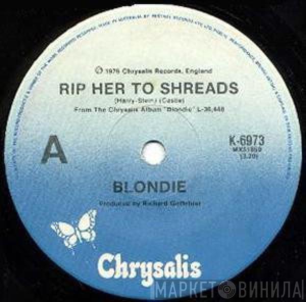  Blondie  - Rip Her To Shreads / X Offender
