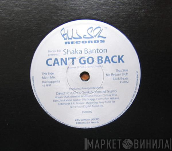 Blu Sol Trio - Can't Go Back