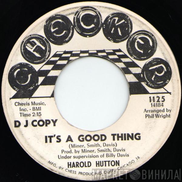 Bobby Hutton - It's A Good Thing / Lucky Boy