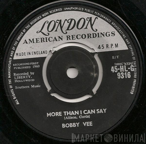 Bobby Vee - More Than I Can Say