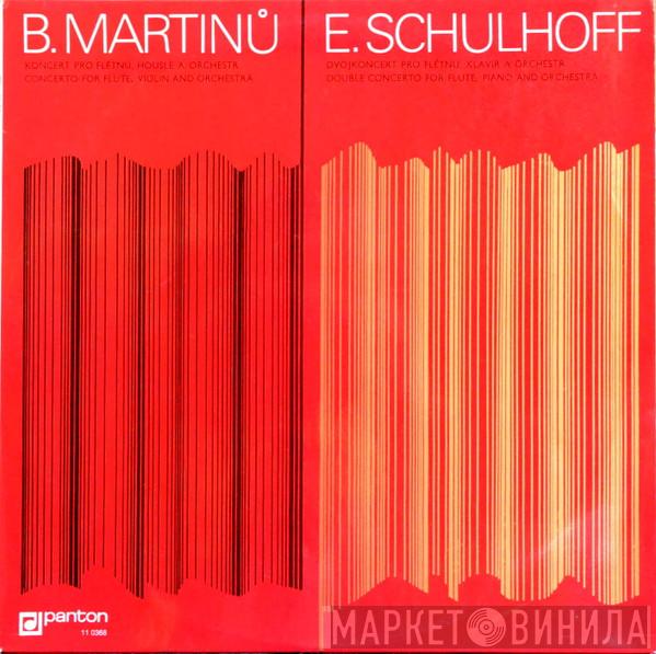 Bohuslav Martinů, Erwin Schulhoff - Koncert Pro Flétnu, Housle A Orchestr / Dvojkoncert Pro Flétnu, Klavir A Orchestr