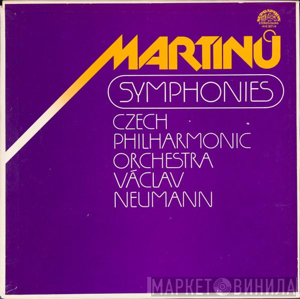 , Bohuslav Martinů , The Czech Philharmonic Orchestra  Václav Neumann  - Symphonies