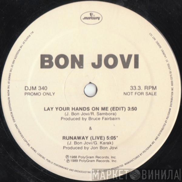  Bon Jovi  - Lay Your Hands On Me (Edit) / Runaway (Live)