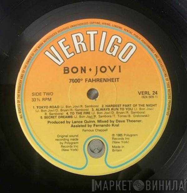  Bon Jovi  - 7800° Fahrenheit