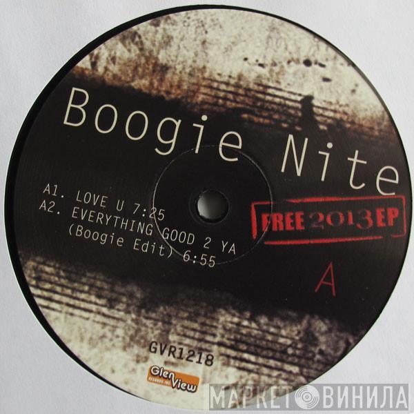 Boogie Nite - Free 2013 EP