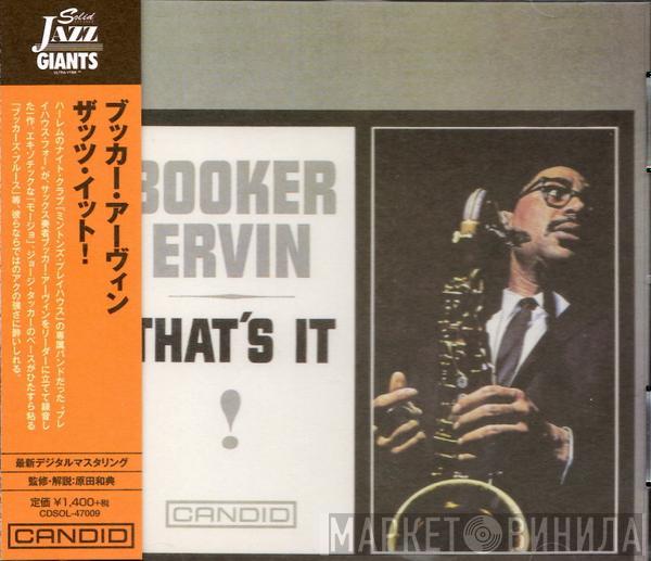  Booker Ervin  - That's It!