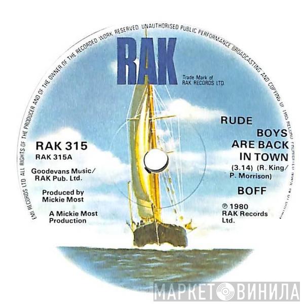 Boss  - Rude Boys Are Back In Town