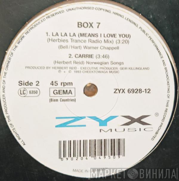 Box 7 - La La La (Means I Love You)