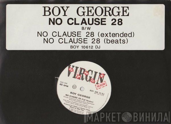 Boy George - No Clause 28