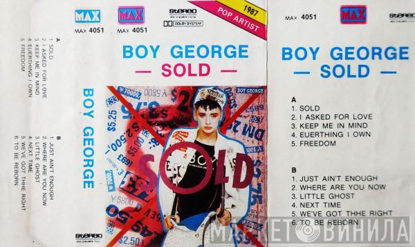  Boy George  - Sold