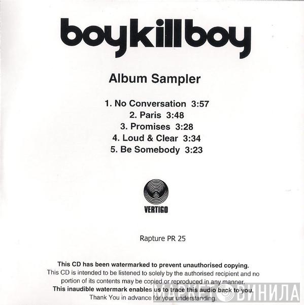 Boy Kill Boy - Album Sampler