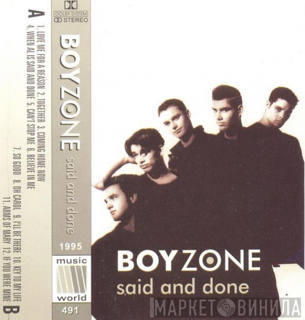  Boyzone  - Said And Done