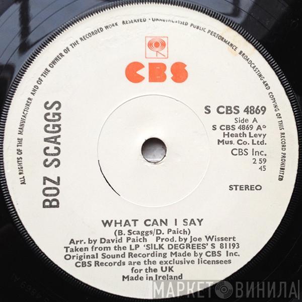 Boz Scaggs - What Can I Say